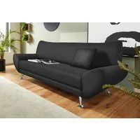 Home affaire 3-Sitzer Saltare elegant & komfortabel, toller Designfuß, bequem, Breite 205cm