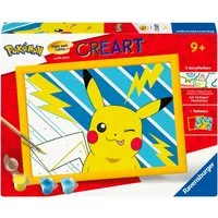Ravensburger Malen nach Zahlen CreArt, Freches Pikachu, Made in Europe