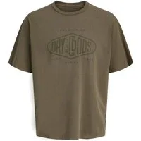 Jack & Jones Rundhalsshirt Jack&Jones T-Shirt khaki used XXL JPRBLUALFRED