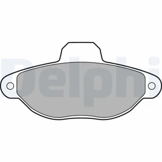 Delphi Bremsbel?ge vorne Ford KA 1,2