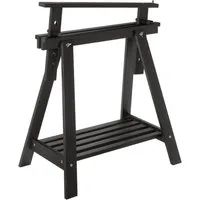 Astigarraga Kit Line Fußhocker Höhenverstellbarer Holzbock "Archi Tec", Tischbein aus Massivholz, 5 Stufen höhenverstellbar: 70-101 cm