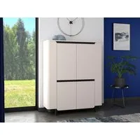 FORTE Vitrine Vodol Highboard, Soft Close, ABS Kanten