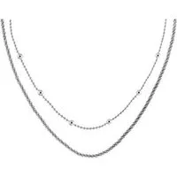 Calvin Klein Edelstahlketten-Set CK LAYERED (Set, 2-tlg)