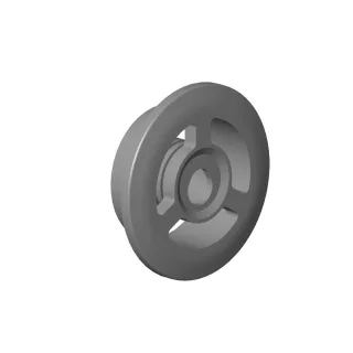 Dornbracht Rosette für Überlauf Ersatzteile 091101107 Chrom 091101107-00