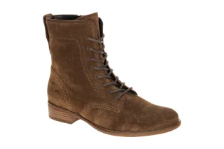 Gabor 8035.01.003 Damen Stiefeletten Whisky Braun Velour Blockabsatz