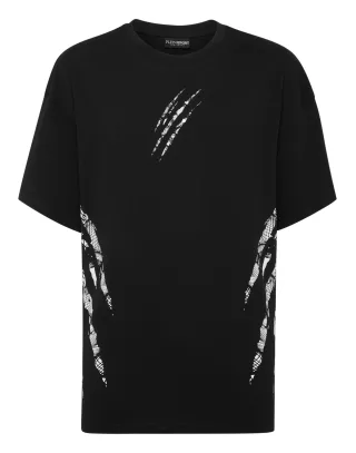 Cotton Round Neck T-Shirt Body Lines