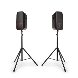 ROCKSTER AIR 2 Stereo-Set + K&M Boxenstativ