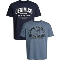Jack & Jones PlusSize Print-Shirt Big Size Übergrößen T-Shirt