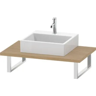 Duravit DuraStyle Konsole DS106C03030 für Aufsatzbecken, 1 Ausschnitt, Stärke 3 cm, Eiche natur