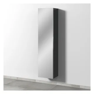 Sanipa 3way Hochschrank mit 1 Doppelspiegeltür, Anthrazit-Matt BR15222