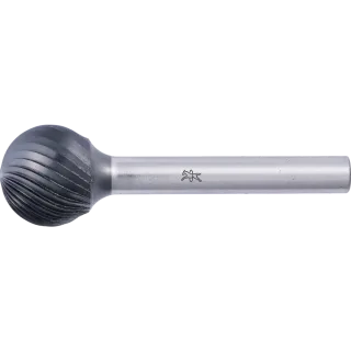 PFERD TOOLS Hartmetall Hochleistungsfrässtift Kugel KUD Ø 16x14mm Schaft-Ø 6mm Z3 HICOAT beschichtet universal mittel - 21112907