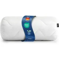 LILENO HOME Kopfkissen - gestepptes Kissen in verschiedenen Größen - Made in Germany, Füllung: 100% Polyester, Rückenschläfer, Seitenschläfer, Bauchschläfer, Spar-Set, 1er Set, Nackenrolle 15x40 cm, allergikergeeignetes Nackenkissen