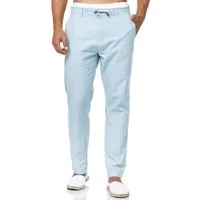Indicode Leinenhose Herren Veneto Sommerhose Leinen Herrenhose leichte Sommerhose mit Kordelzug