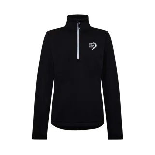 Puma - Fleece-Oberteil für Herren, mit halbem Reißverschluss, leger (Schwarz)