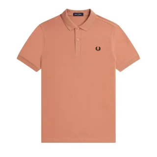 Fred Perry - Einfarbiges Poloshirt In Hellrost