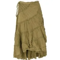 Guru-Shop Minirock Boho Wickelrock, Krinkelrock, Maxirock,.. alternative Bekleidung