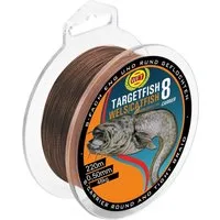 WFT Angelschnur WFT TF8 Catfish brown 220m 0,50mm 48kg - Wallerschnur, (220-St)