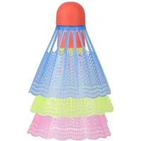 Nils Badmintonball Robuste Nylon-Badmintonbälle mit Gummikopf – 3er-Set (3-St)