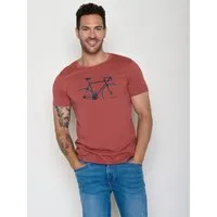 GreenBomb T-Shirt Guide Bike Crop (1-tlg., 1) klassischer Schnitt, tailliert, Rundhalsausschnitt, Bio-Baumwolle