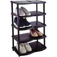 Michelino Schuhregal Schuhregal für 10 Paar Schuhe, Stück 1-tlg., Platzsparend