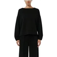 comma Sweater unifarben, mit Viskose und Stretch
