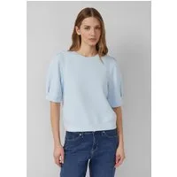 s.Oliver Sweatshirt Sweatshirt Scuba-Sweatshirt mit Faltendetails