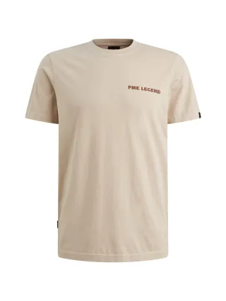 PME Legend - garment dyed back artwork bone white - Gr. - S