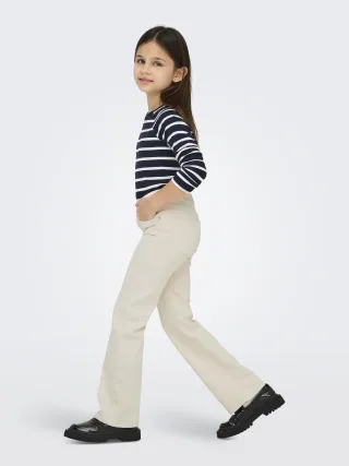 KIDS ONLY - KOGJUICY WIDE LEG DNM CRO NOOS Ecru - Gr. - 140