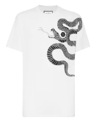T-Shirt Rundhalsausschnitt Ss Snake