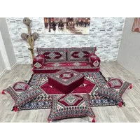 CaddeBuy Sofa Orientalisches Sofa, Majlissofa, Orientalische Sitzecke, Bodensitzsofa, 10 Teile