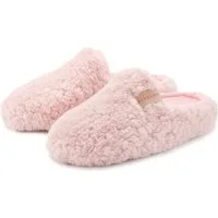 Elbsand Hausschuh, Pantoffel, Mule Pantolette mit kuscheligem Fellimitat