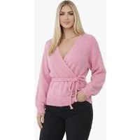 Worldclassca Cardigan Worldclassca Damen Wickelcardigan Cardigan Wickelstrickjacke Pullover Neue Kollektion - Stilvolle und gemütliche Strickmode für Damen