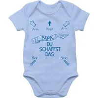 Shirtracer Shirtbody Papa, du schaffst das! Junge Strampler Baby Mädchen & Junge