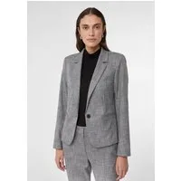comma Jackenblazer Indoor-Blazer Taillierter Blazer in Salt und Pepper Optik