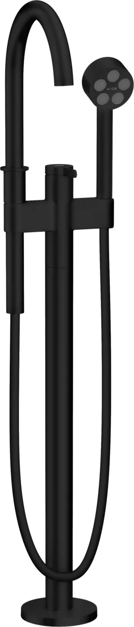 Hansgrohe Wannenmischer Axor One Fertigset zur Bodenmontage mattschwarz, 48440670 48440670