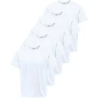 ONLY & SONS Rundhalsshirt ONSJEFF REG SS TEE 5-PACK OTL (Packung, 5-tlg)