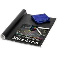 OfficeTree Wandtafel OfficeTree Tafelfolie schwarz, 43 x 300cm, (1 Rolle), 43 x 300 cm