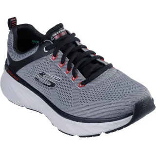 Skechers Relaxed Fit Edgeride Contention Polyester Herren Sneakers in Anthrazit/Schwarz