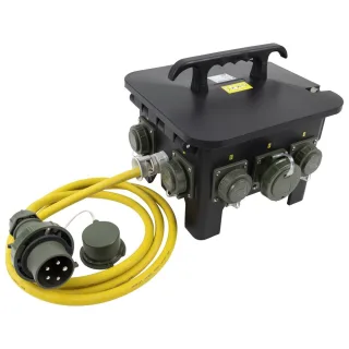 Mennekes Achtfachverteiler THW-Version 230 V/400 V, 32 A , THW Sachnummer:6150T00134 (alt), Abmessungen  L x B x H:360 x 340 x 330mm