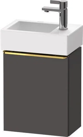 Duravit D-Neo Waschtischunterbau wandhängend Graphit Matt 364x222x440 mm - DE4218R34490000 DE4218R34490000