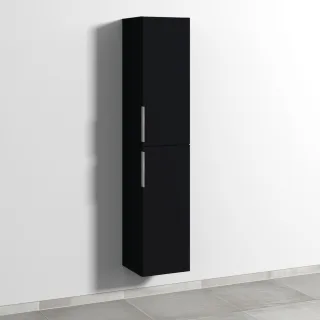 Sanipa 3way Hochschrank mit 2 Türen, Schwarz-Matt UF09308