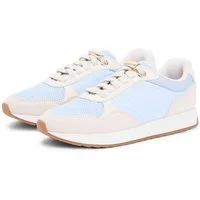 Tommy Hilfiger TH CHIC EVA RUNNER MESH Plateausneaker Freizeitschuh, Halbschuh, Slipper mit elastischen Schnürsenkeln