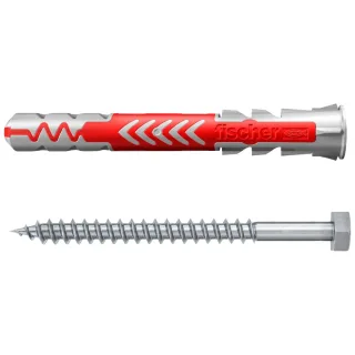 Fischer Universaldübel DuoPower 10x80 S mit Schraube - 538257