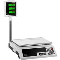 Steinberg Systems Präzisionswaage Kontrollwaage 30 kg / 1 g Hochanzeige Ladenwaage Marktwaage Preiswaage