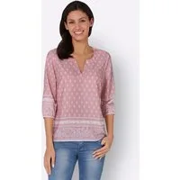 Sieh an! Klassische Bluse Tunika 3/4-Arm