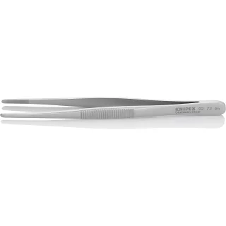 KNIPEX Universalpinzette Edelstahl geriffelt - 927245