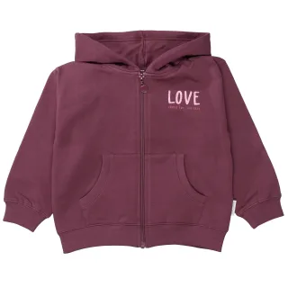 STACCATO - Md.-Kap.-Sweatjacke dark berry - Gr. - 110
