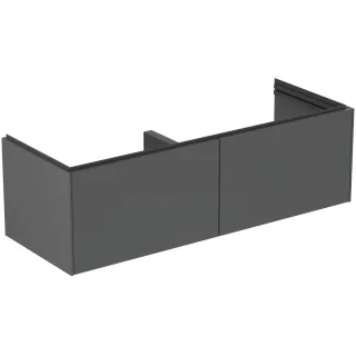 Ideal Standard Möbelwaschtischunterschrank Conca 1200x440mm 2 Auszüge Anthrazit matt, T5578Y2 T5578Y2