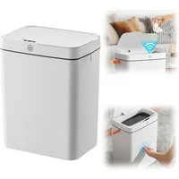 Insma Mülleimer 15L Automatischer Mülleimer mit Bewegungssensor, berührungslos, mit Deckel, wasserdicht - ideal für Küche, Bad und Büro