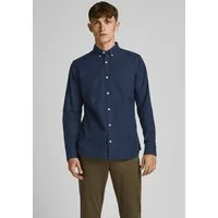 Jack & Jones Langarmhemd BROOK OXFORD mit Button-Down Kragen